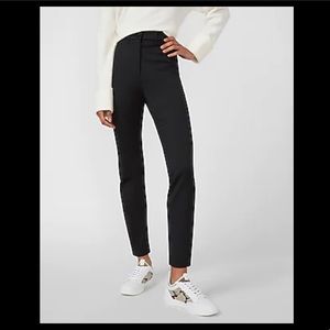 Express High Rise Jean-Cut Black Pants, Size 2